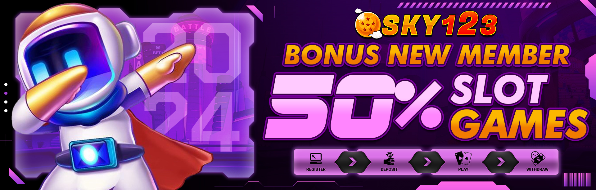 BONUS NEW MEMBER SLOT