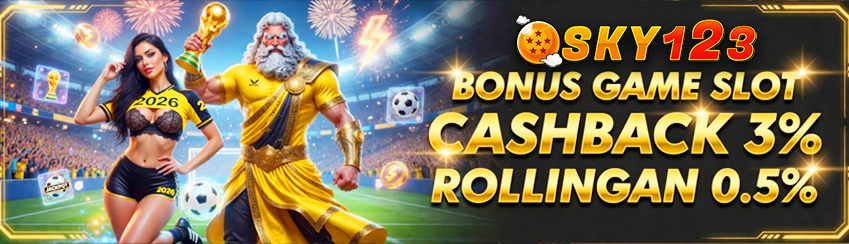 BONUS TURNOVER 0.5% & CASHBACK 3% SLOT 