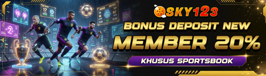 BONUS NEW MEMBER SPORTSBOOK 20%